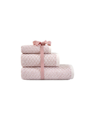 Набір рушників Irya - Jena pembe рожевий 33*33+50*90+70*140